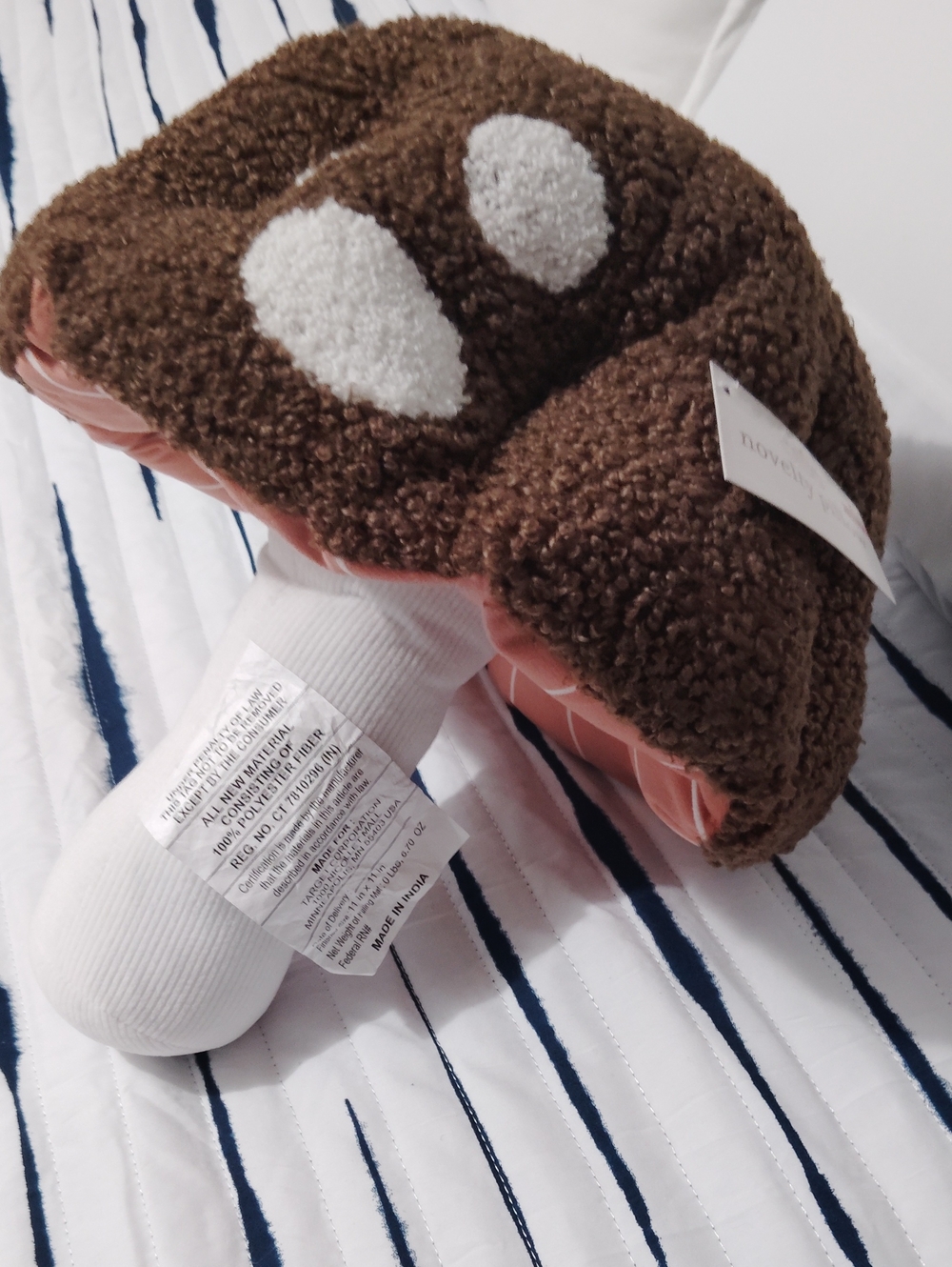 Target Bullseye's Playground Fall Brown Boucle Mushroom Accent Pillow